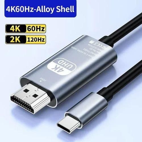 TYPE-C to HDMI CABLE 4K 30HZ HIGH SPEED - 1