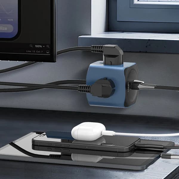 LDNIO SC3319 Universal Outlet 6 In 1 10A 2500W Power Socket Cube - 5 LDNIO SC3319 Universal Outlet 6 In 1 10A 2500W Power Socket Cube - 5