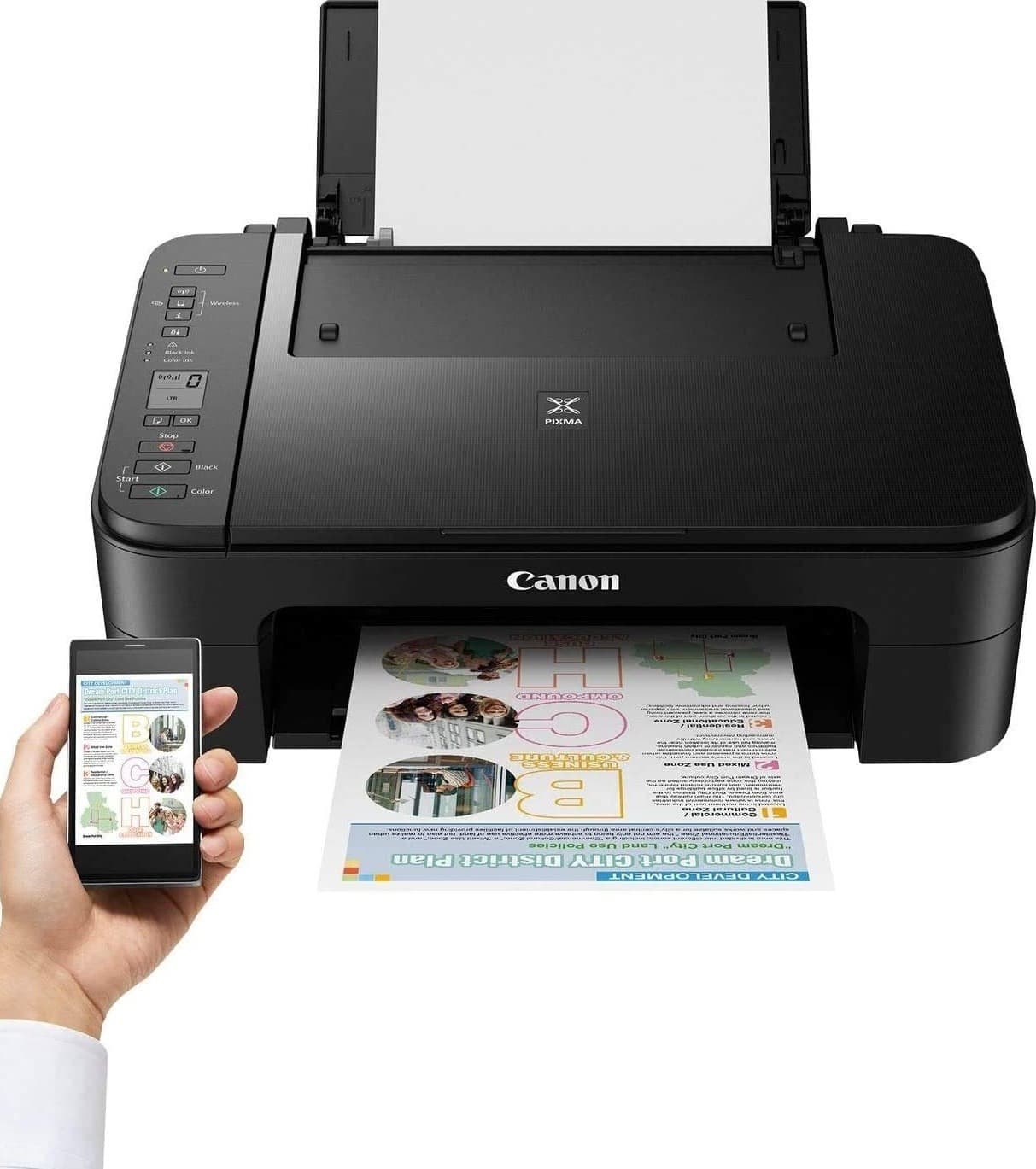 Canon PIXMA TS3340 3-in-1 WiFi inkjet printer - 3 Canon PIXMA TS3340 3-in-1 WiFi inkjet printer - 3